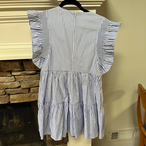 English Factory Striped Mini Dress - small - Picture 3 of 4